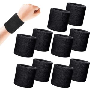 FROTKA NA NADGARSTEK RĘKĘ OPASKA NA RĘKĘ DO TENISA BIEGANIA CZARNA - 10X ( tds0696)