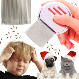 GRZEBIEŃ NA WSZY I GNIDY GRZEBIEŃ DO WYCZESYWANIA USUWANIA WSZY PRECYZYJNY