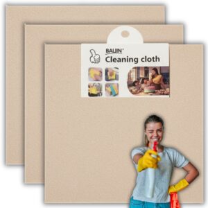 MAGICZNE ŚCIERECZKI SZMATKI DO MYCIA SZYB OKIEN BEZ SMUG DUŻE FILCOWE - 3x