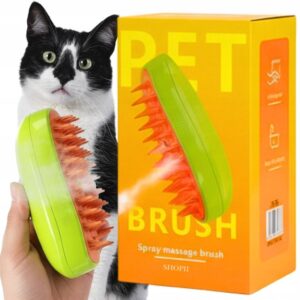SZCZOTKA PAROWA DLA KOTA PSA ZWIERZĄT ELEKTRYCZNA PIELĘGNACJI SIERŚCI PRO (tds0830)