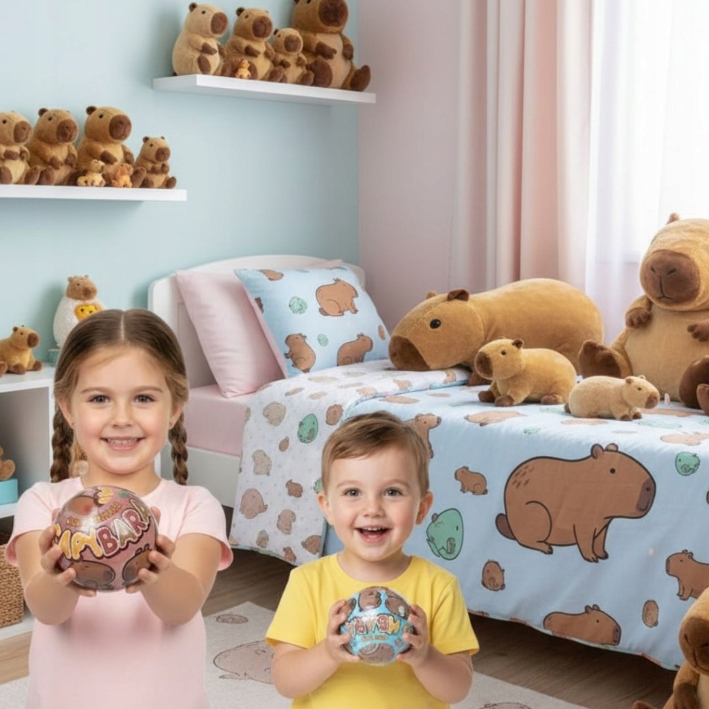 JAJKO ZABAWKA NIESPODZIANKA CAPYBARA KAPIBARA DLA DZIECKA FIGURKA - PREZENT - obrazek 4