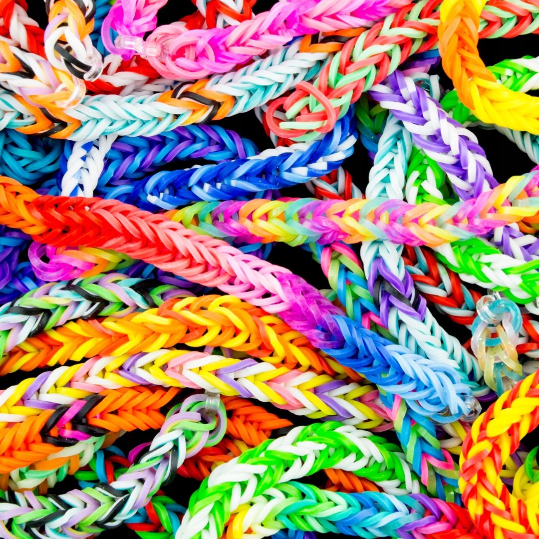 GUMKI DO ROBIENIA BRANSOLETEK BIŻUTERII ZESTAW GUMEK LOOM BANDS ETUI 1000 - obrazek 13
