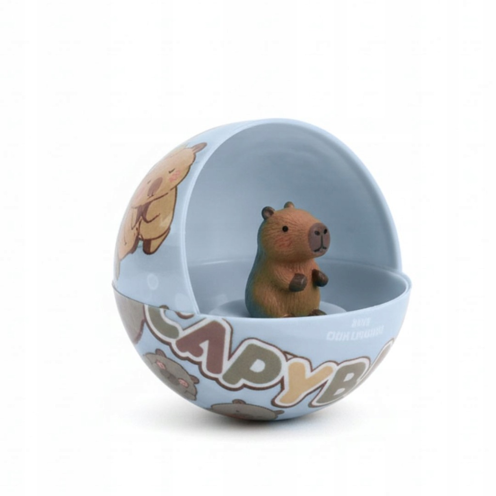 JAJKO ZABAWKA NIESPODZIANKA CAPYBARA KAPIBARA DLA DZIECKA FIGURKA - PREZENT - obrazek 10