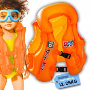 KAMIZELKA DO PŁYWANIA DZIECIĘCA DLA DZIECI KAPOK NAUKI 12- 25 KG 3-5 LAT