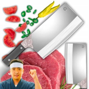 NÓŻ KUCHENNY SZEFA KUCHNI OSTRY TASAK JAPAN DO MIĘSA WARZYW - KnifeKOKURA