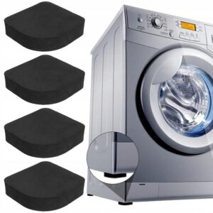 PODKŁADKI POD PRALKĘ ANTYPOŚLIZGOWE MATA GUMA PIANKA EVA NÓŻKI - 4 SZTUKI