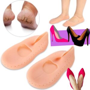 SILIKONOWE SKARPETKI NA SPĘKANE PIĘTY REGENERUJĄCE PIĘTY DO ZABIEGÓW NA NOC