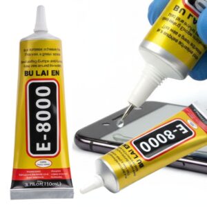 KLEJ MONTAŻOWY SYNTETYCZNY USZCZELKA DO EKRANÓW I OBUDÓW - 110ML - E-8000