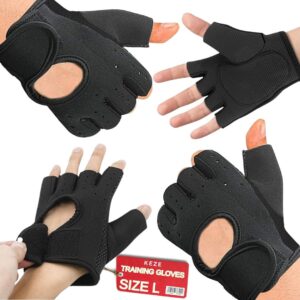 RĘKAWICZKI TRENING FITNESS SIŁOWNIA CROSSFIT DO ĆWICZEŃ SIŁOWYCH ROZMIAR L